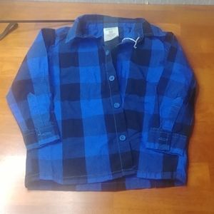 Boys plaid button down
